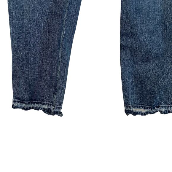 Abercrombie & Fitch The Dad High rise women's jeans button fly medium wash - 6s - Picture 5 of 8